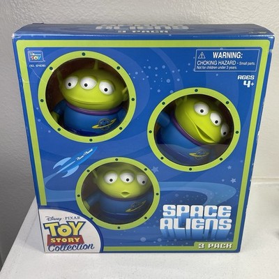 RARE Disney PIXAR Toy Story Collection Space Alien 3 Pack Action Figure NEW WOW