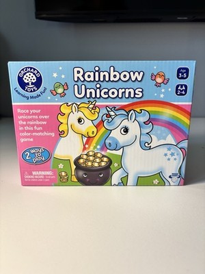 Orchard Toys Moose Games Rainbow Unicorns Game.