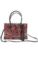 Patricia Nash Leather Primrose Satchel Rustic Mums