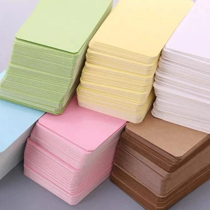 200 tarjetas de juego en blanco - hágalo usted mismo tarjetas flash juego mensaje de estudio y tarjetas de regalo