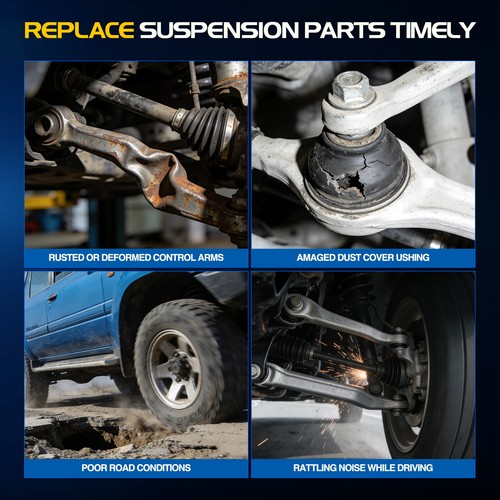 4PC Front Lower Control Arm Kit For 2008-2010 Saturn Vue All Engine 96844891 - Picture 6 of 16