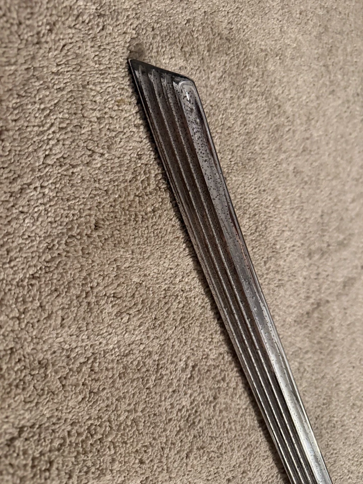 Panel de techo lateral derecho Ford Thunderbird vela pilar cromo moldura 1964 64 OEM Foto 4 de 4