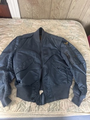 alpha industries jacket L-2A MA-1 L2B NOS BLUE