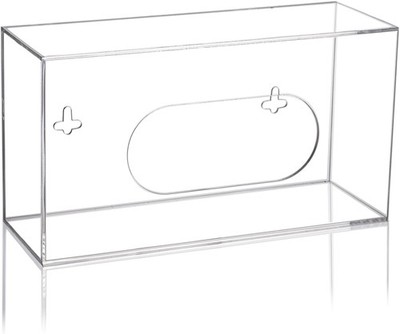 Acrylic Glove Box Holder Wall Mount Disposable Glove Dispenser Stora