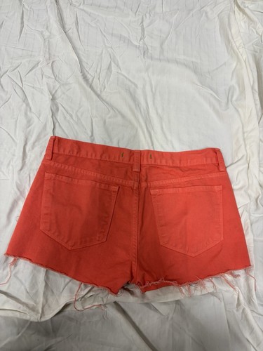 NWOT J BRAND JEANS Cut Off Shorts In Tangerine 27 - Picture 13 of 13