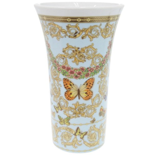 Versace by Rosenthal Le Jardin De Versace Vase 26cm Butterfly Garden Unused - Picture 4 of 6
