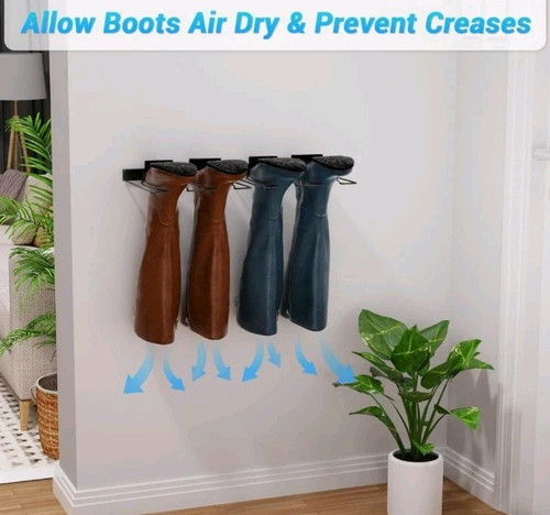 Wader Kleiderbügel, faltbare Wandhalterung Stiefelhalter für Eingang, Outdoor Metall Stiefel... - Bild 1 von 2