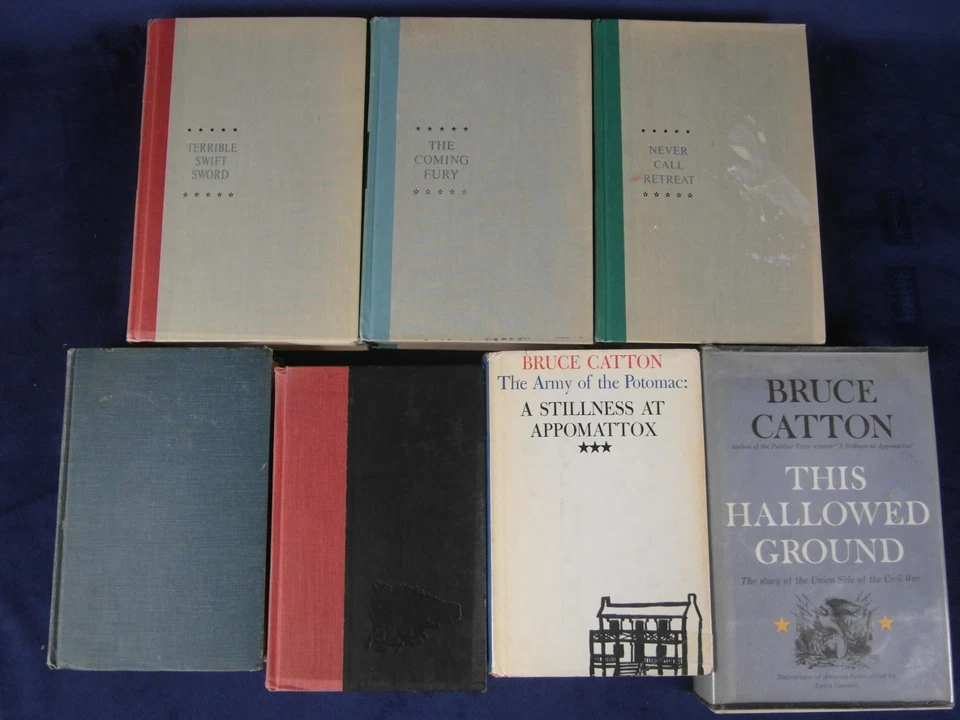 BRUCE CATTON 1st Ed The Centennial History of The Civil War 3 Volume Set +4 MORE — 第 2/4 张图片