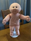 1980s Cabbage Patch Kid Neon Preemie Brown Eyes Bald Paci Mouth TLC