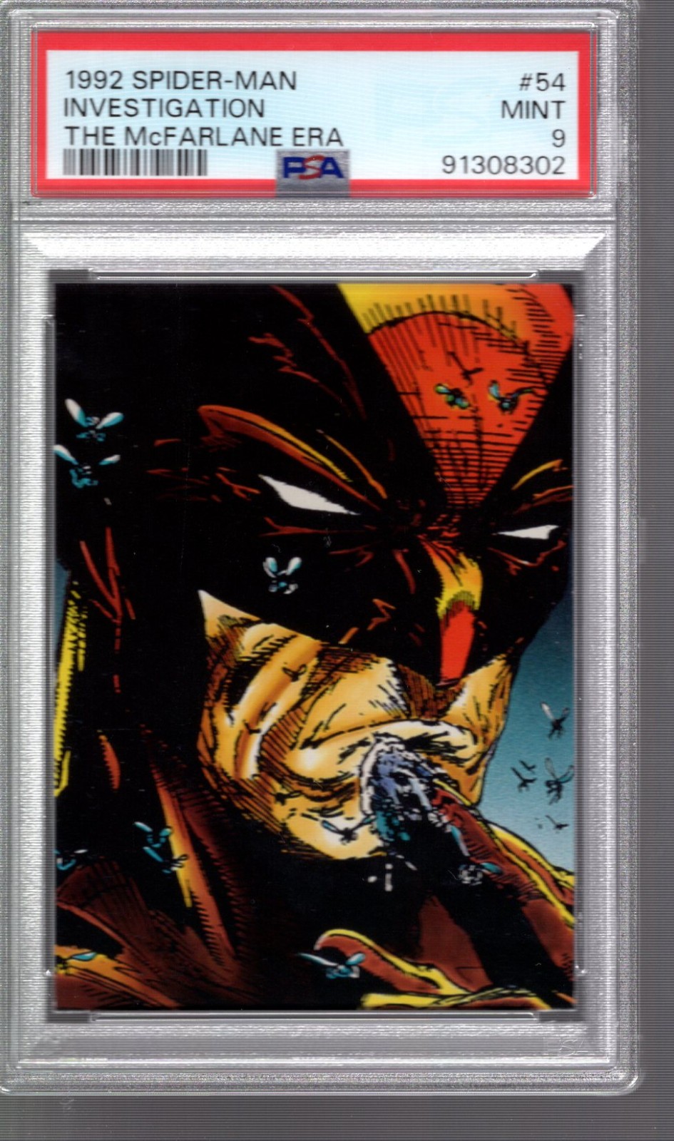 1992 Investigation Comic Images Spider-Man Todd McFarlane Era #54 PSA 9