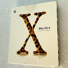 Apple Mac OS X 10.2 Jaguar Retail CD Boxed Software Multilingual Sealed Box