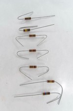 Vintage Surplus Carbon Composition Resistors CCR Value Range Lot of 7 Pieces