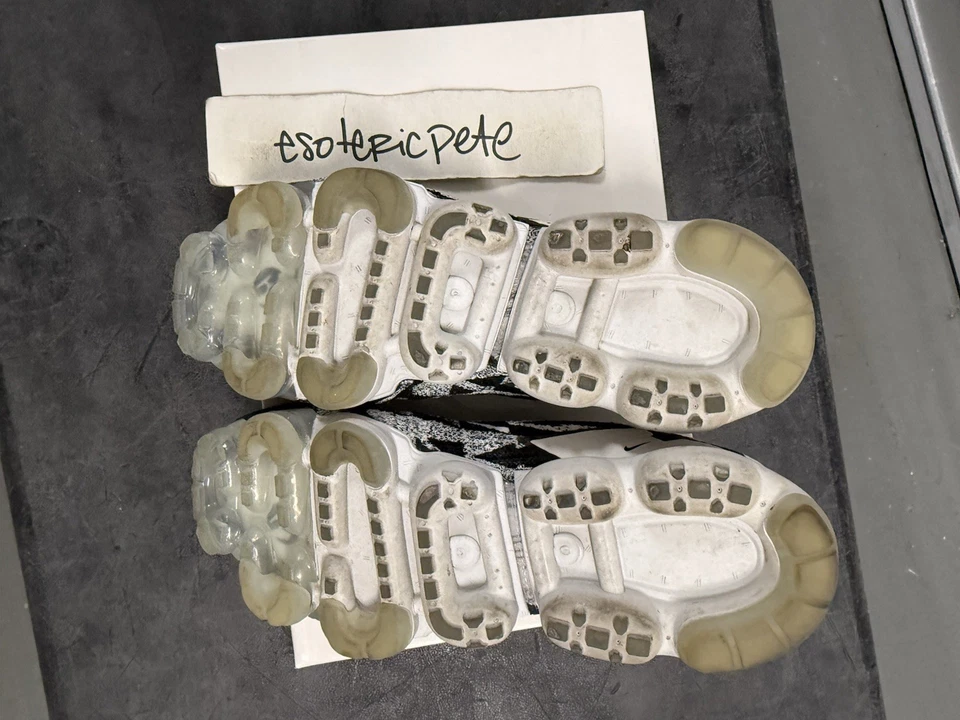 Talla 11.5 Nike Air Vapormax Flyknit Moc 2 Acrónimo AQ0996 001 2018 De colección Retro Foto 4 de 4