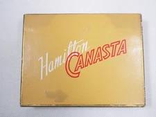 Vintage 50's Hamilton Canasta Sealed Double Pack of Playing Cards Chair Design