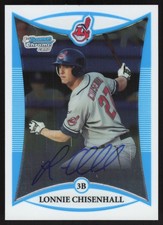 2008 Bowman Draft Picks & Prospects #BDPP112 Lonnie Chisenhall Chrome Auto