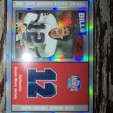 2001 Topps Archives Reserve Game Used Jerseys #362  Jim Kelly