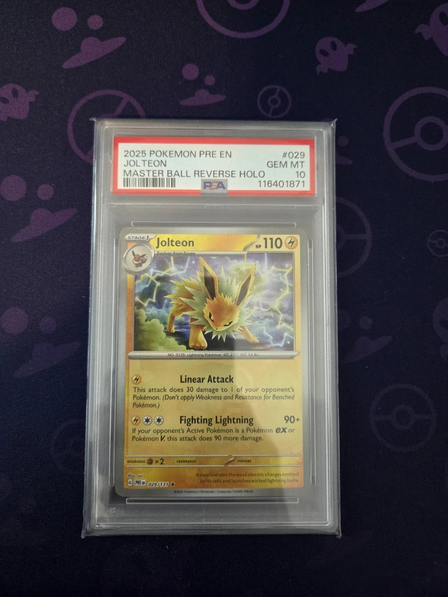Pokémon TCG Grade 10 Jolteon Individual Collectible Card Game