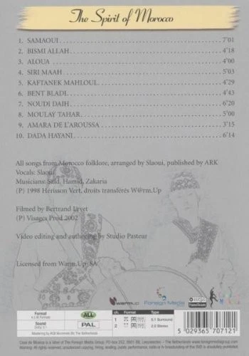Various Artists - The Spirit Of Marocco  [DVD] - Image 2 of 3