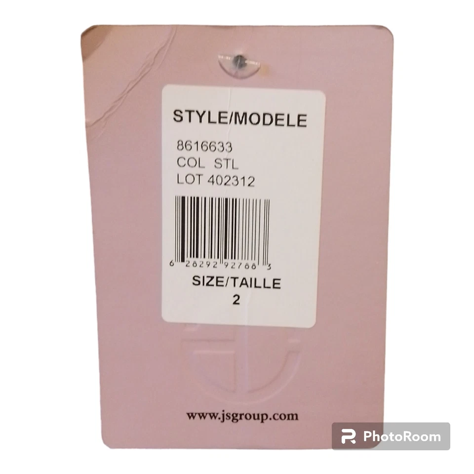 JS Collection Sz 2 New With Tags Evening Gown Full Length Gray Or Halloween - Image 4 of 4