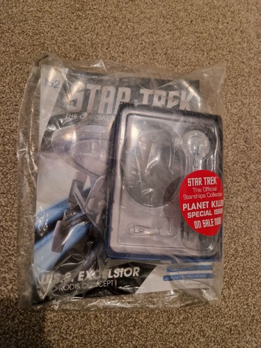 STAR TREK EAGLEMOSS STARSHIPS COLLECTION #152 USS EXCELSIOR RODIS CONCEPT SHIP