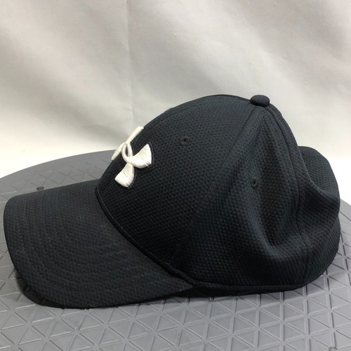 Under Armour Hat Cap Size M/L Black Fitted - Picture 2 of 9