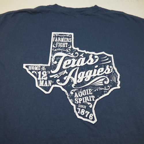 TEXAS A\u0026M UNIVERSITY AGGIES TEE T SHIRT 
