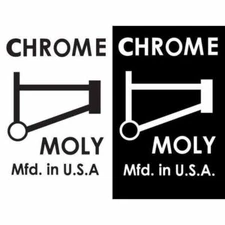 1980-83 "CHROME MOLY" mongoose top tube decal