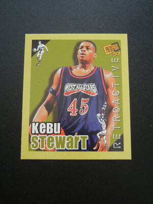 1997 Press Pass Double Threat Retroactive #RA31 Kebu Stewart - Rookie