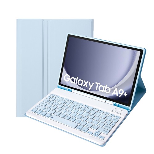 PU Leather Case For Samsung Tab A9 8.7" /A9 Plus 11" X210/X216 Wireless Keyboard - Picture 9 of 12