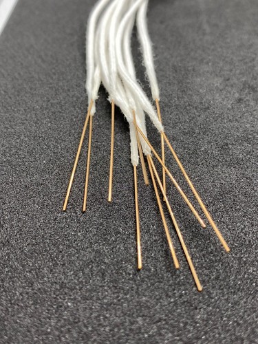 Lote de 10 mechas de núcleo de algodón de 30 cm con aguja de metal funciona con todos los encendedores - Imagen 5 de 17