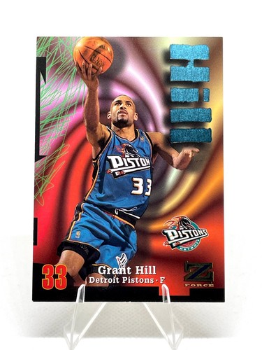 1997-98 SkyBox Z-Force #33 Grant Hill Detroit Pistons HOF - Picture 3 of 3