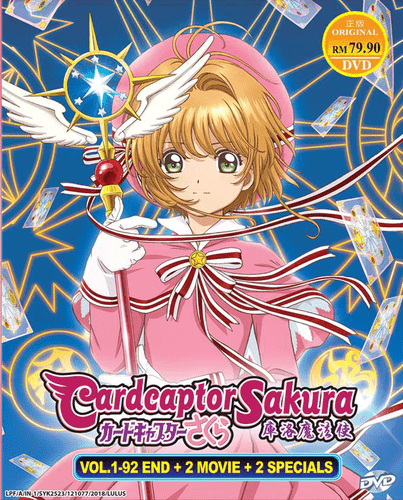  *ENGLISH DUBBED* DVD Cardcaptor Sakura Vol.1-92 End + 2 Movie + 2 SP Region All - Bild 1 von 4