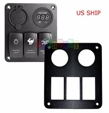 Car Boat 3 Way Aluminum Rocker Switch Panel Housing Holder FOR ARB Carling Narva