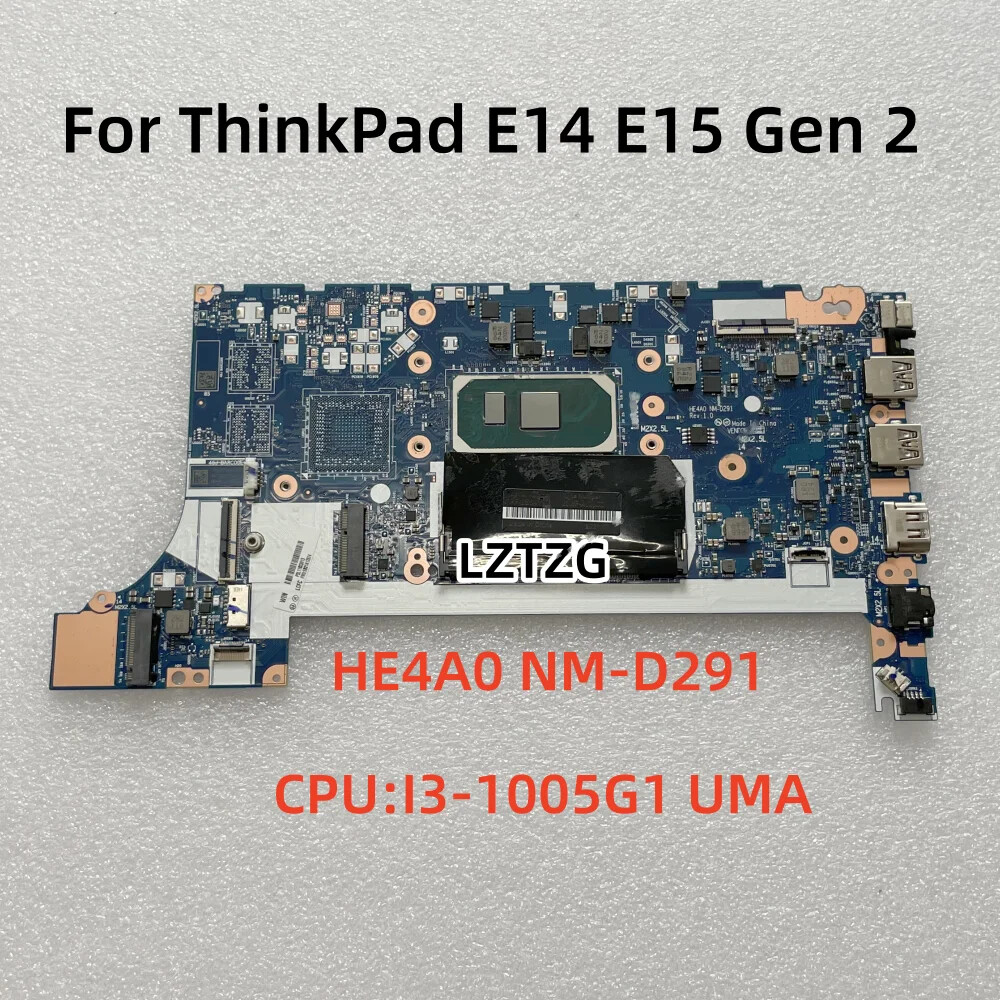 NM-D291 For Lenovo ThinkPad E14 E15 Gen 2 Motherboard CPU I3