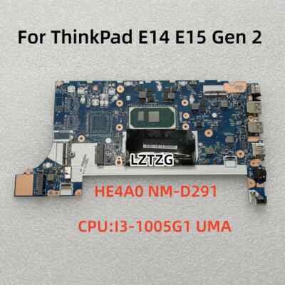 NM-D291 For Lenovo ThinkPad E14 E15 Gen 2 Motherboard CPU I3-1005G1 5B21A12874