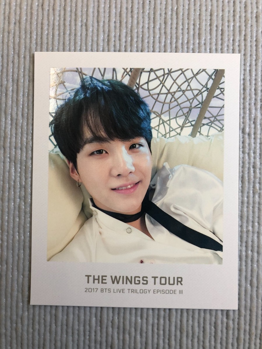 BTS THE WINGS TOUR 2017 Ticket Album Official Photo card | eBay