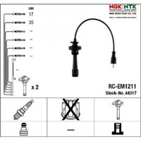 ZüNdleitungssatz Ngk 44317 FüR Mitsubishi Lancer Vii