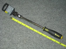 NEW Titan 11074 1/4" Drive 12" Extra Long Flex-Head Quick Release Ratchet XL