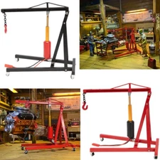 Simulation Model Car Garage Series Engine Hoist Electric Crane For 1/10 1/8 1set