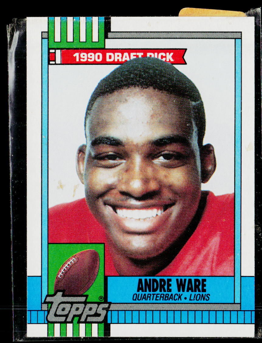 1990 Topps #349b Andre Ware