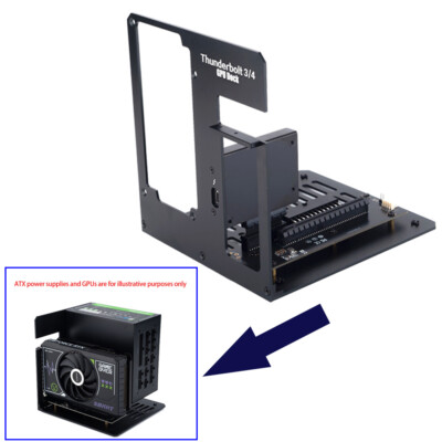 USB4 Thunderbolt 3/4 eGPU Dock Station Suport RTX4090 / RX7900XT