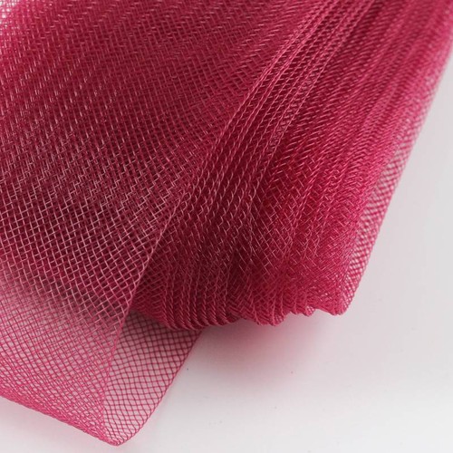 *10CM Crinoline Millinery Head Piece Fascinator Wedding Christmas Wreath sinamay - Picture 19 of 30