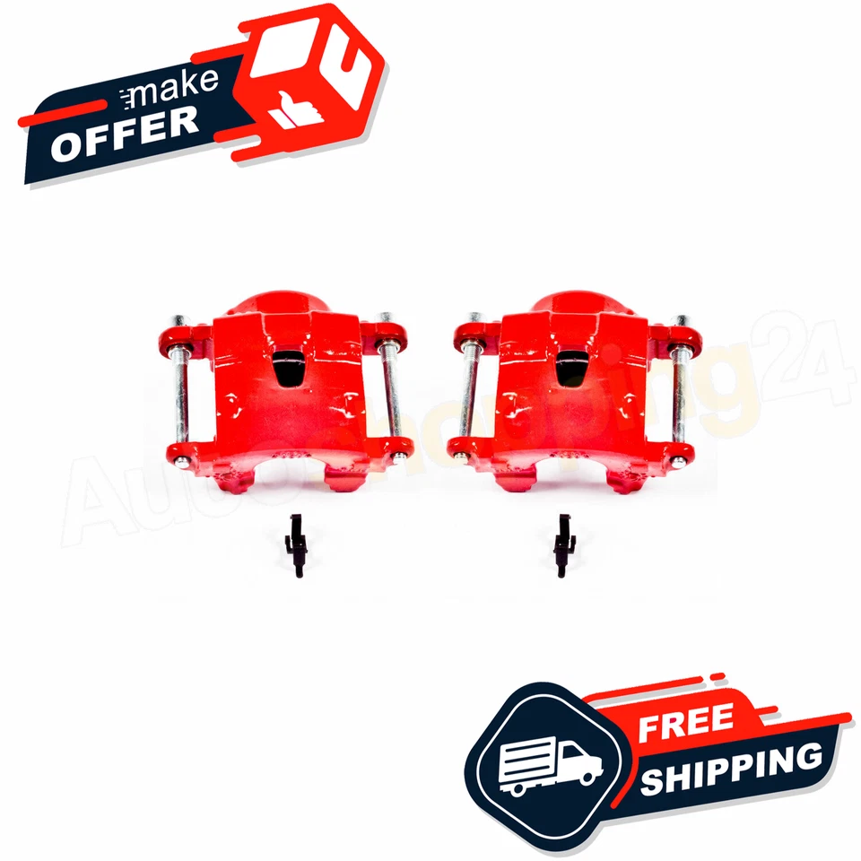 Pinzas de freno delanteras flotantes Power Stop Performance para Chevy Camaro 82-92 Foto 2 de 3