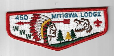 OA 450 Mitigwa WWW Flap RED Bdr. Mid-Iowa IA [FBL-1213]