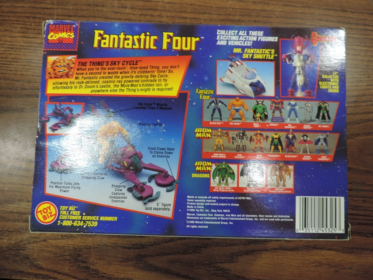 MARVEL COMICS TOYBIZ FANTASTIC FOUR THE THINGS SKY CYCLE | eBay