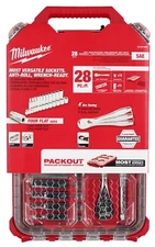 Milwaukee 48-22-9481 3/8” Drive 28pc Ratchet & Socket Set with PACKOUT Organizer