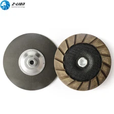 Z-LION 5"Diamond Ceramic Bond Cup Edge Grinding Wheel Concrete Edge Dry (5/8-11)