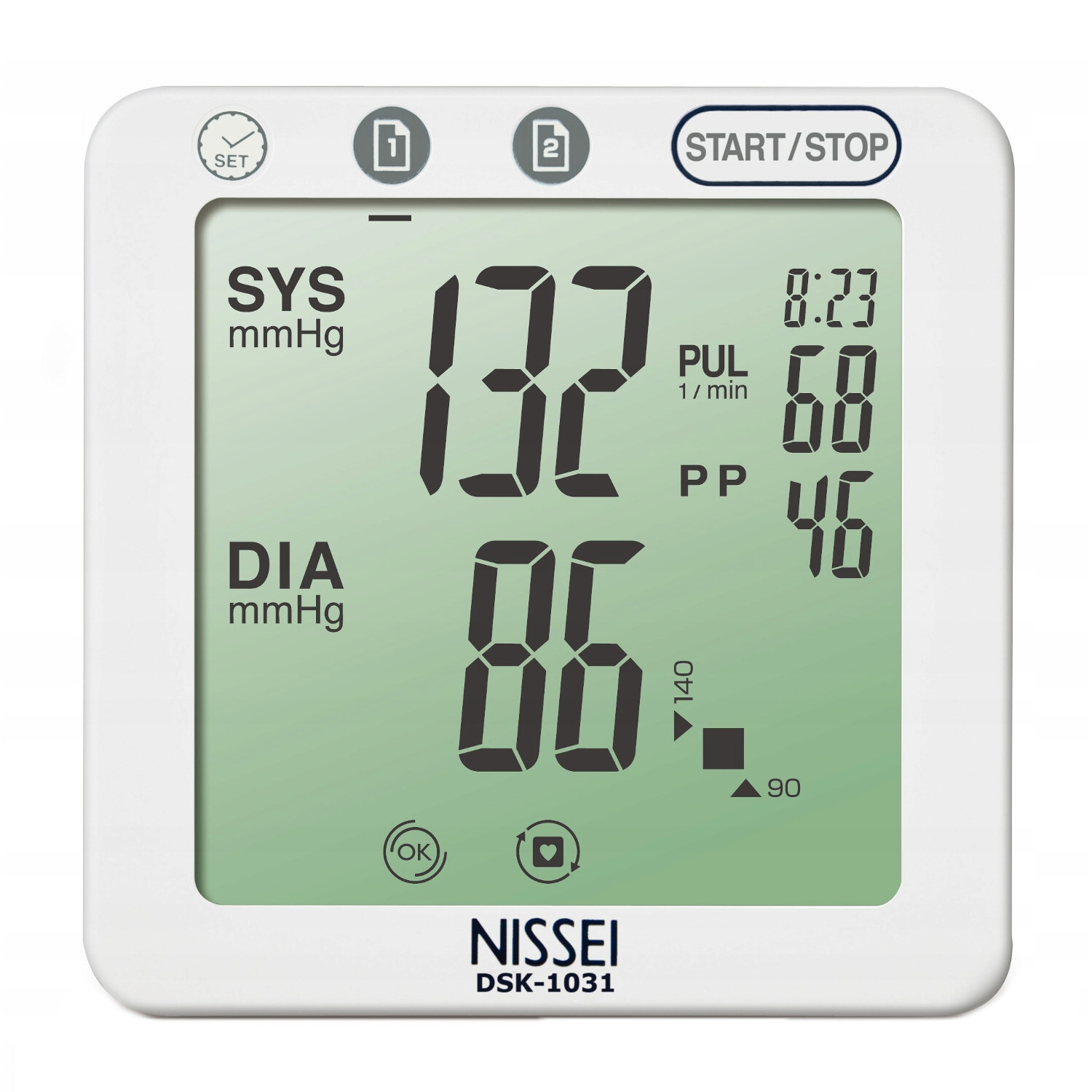 Tensiomètre Nissei DSK-1031 pour surveiller la tension à la maison