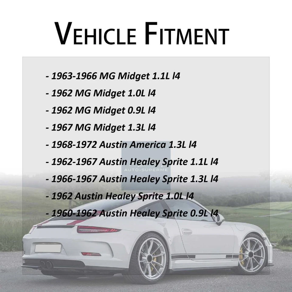 Manguera de refrigerante de radiador Gates superior para Austin Healey Sprite 1,3 L 1966-1967 Foto 2 de 4