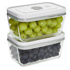 Zwilling Fresh & Save 2-Piece Medium Glass Vacuum Sealer Food Storage Container